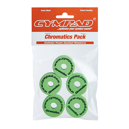 Cympad Chromatics Cymbal Pad in Green (5pk) - 40x15mm