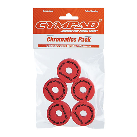 Cympad Chromatics Cymbal Pad in Red (5pk) - 40x15mm