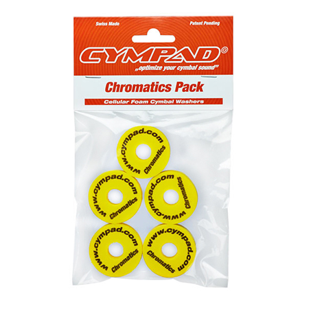 Cympad Chromatics Cymbal Pad in Yellow (5pk) - 40x15mm