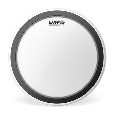 Evans EMAD Coated White Bass Drum Head