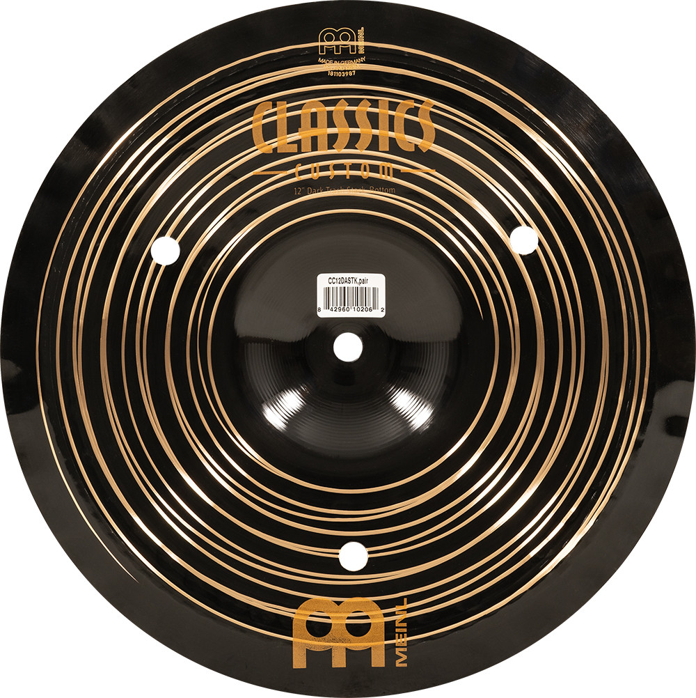 Meinl Classics Custom Dark 12 Trash Stack CC 12DASTK 4