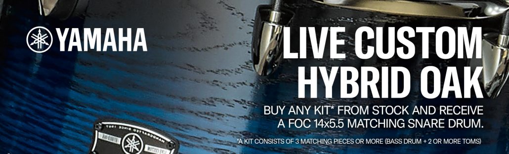 Yamaha Live Custom FREE SNARE Banner