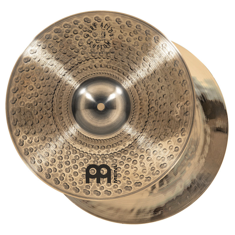 Meinl Pure Alloy Custom 14 Medium Thin Hi Hats PAC14MTH 1