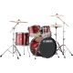 Yamaha Rydeen 20 (5pc) Drum Kit in Burgundy Glitter with Hardware & Cymbals 1
