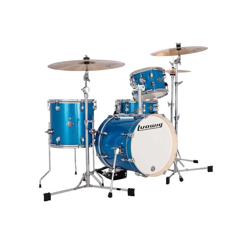 Ludwig Breakbeats 16" (4pc) Shell Pack in Blue Sparkle - LC2792