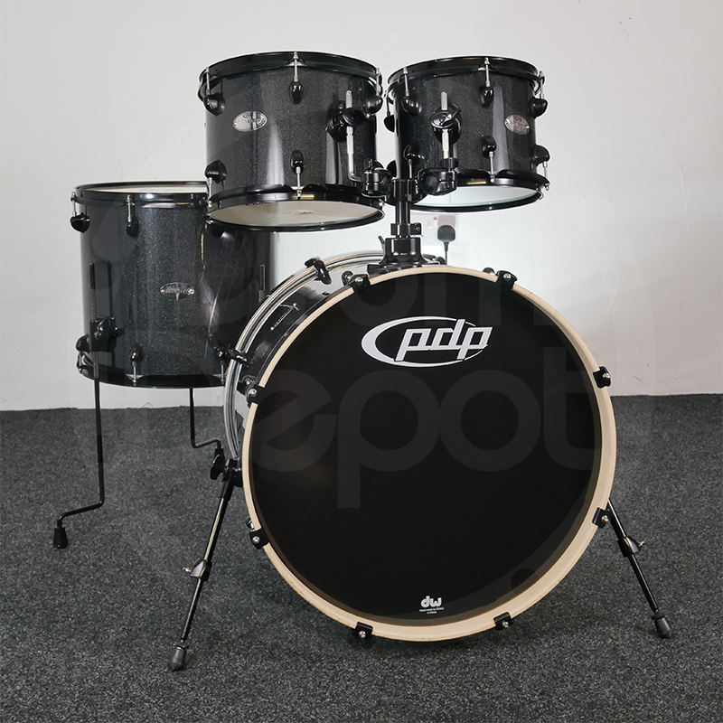 Pre-Loved PDP MainStage 22" (4pc) Shell Pack in Black Metallic