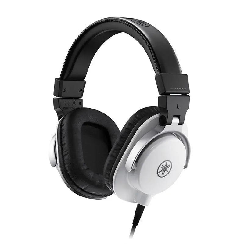 Yamaha HPH-MT5W Studio Headphones in White