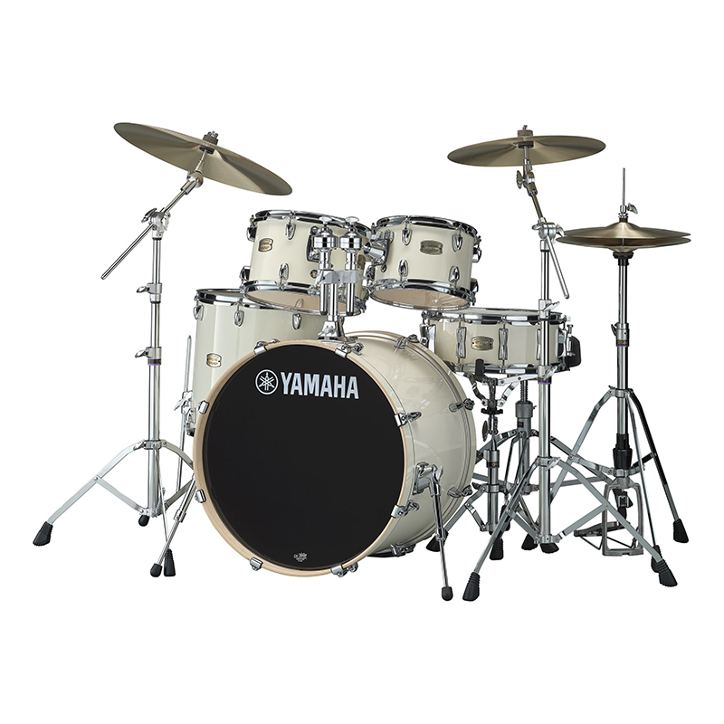 Yamaha Stage Custom Birch 22" (5pc) Shell Pack in Classic White