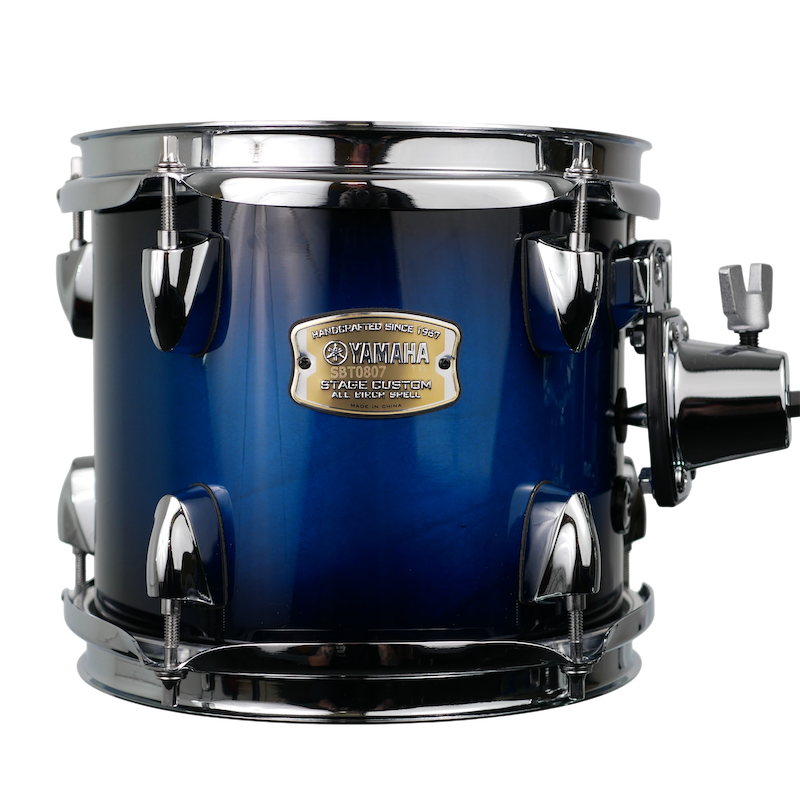 Yamaha Stage Custom Birch 8 x 7 Tom in Deep Blue Sunburst 4