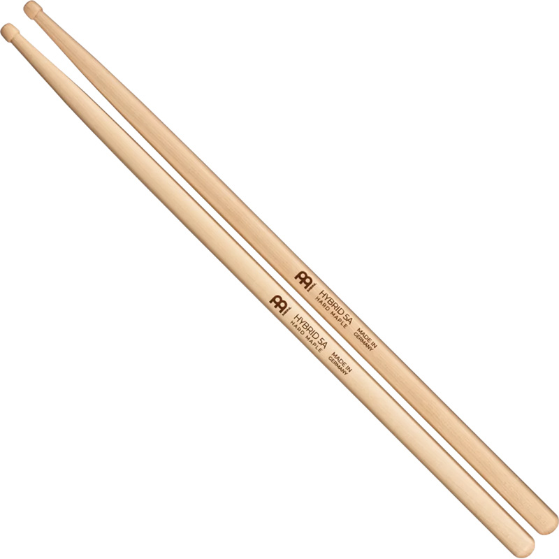 Meinl Hybrid 5A Hard Maple Wood Tip Drumsticks - SB136