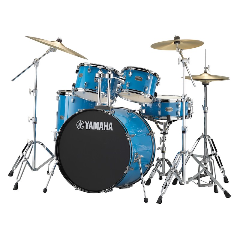 Yamaha Rydeen 22 (5pc) Drum Kit in Sky Blue with Hardware & Cymbals 1
