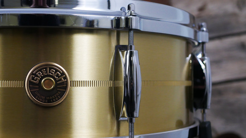Gretsch USA Bell Brass 14 X 5 Snare Drum G4160BBR 4