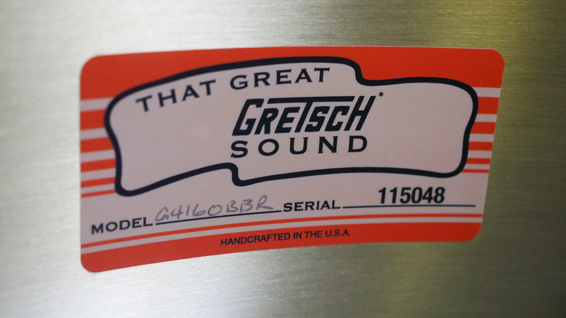 Gretsch USA Bell Brass 14 X 5 Snare Drum G4160BBR 8