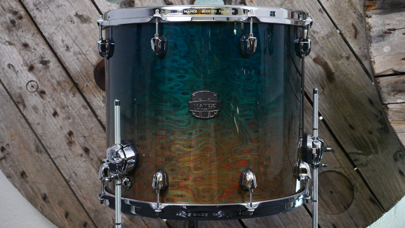 Mapex Saturn EVO 22 (4pc) Classic Shell Pack in Exotic Aegean Fade SE528XEM OE 9