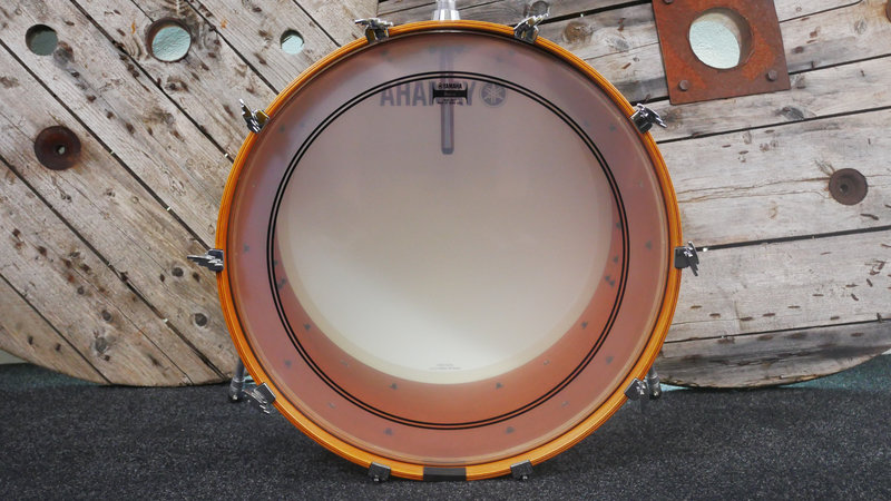 EX DEMO Yamaha Absolute Hybrid Maple 24 (3pc) Shell Pack in Vintage Natural 13