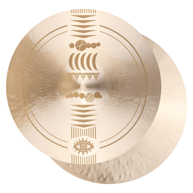 Meinl Artist Design Cymbal 14 Anika Nilles Lunar Hi Hats AD4 1