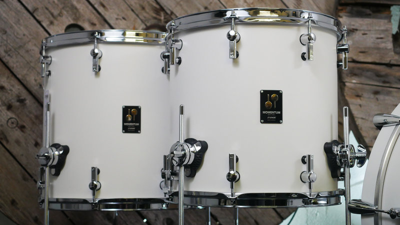 Sonor Momentum Maple 22 (5pc) Shell Pack in Satin Pure White SMM225PCSP SPW 6
