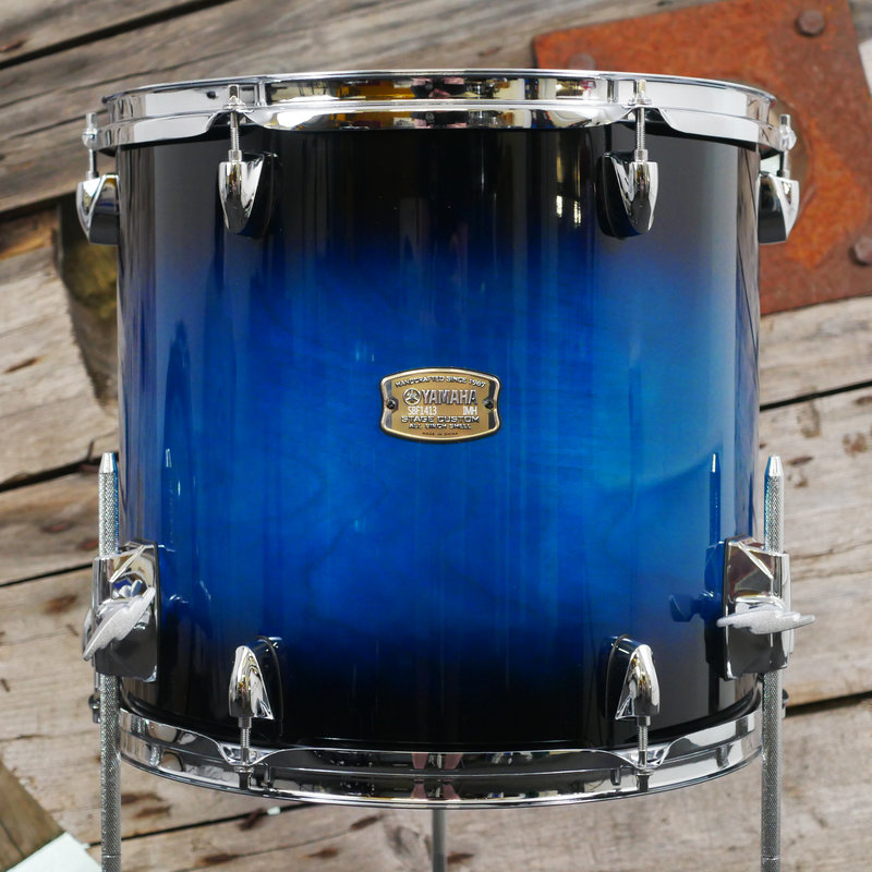 Yamaha Stage Custom Birch 14 x 13 Floor Tom in Deep Blue Sunburst SBF1413DUS 1