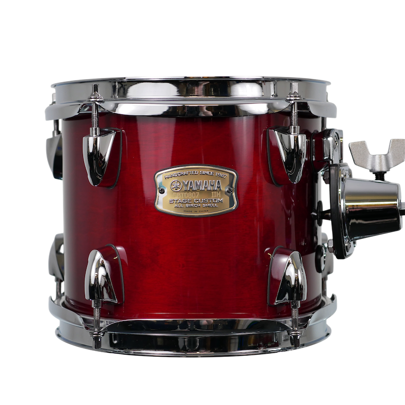 Yamaha Stage Custom Birch 8 x 7 Tom Cranberry Red 1