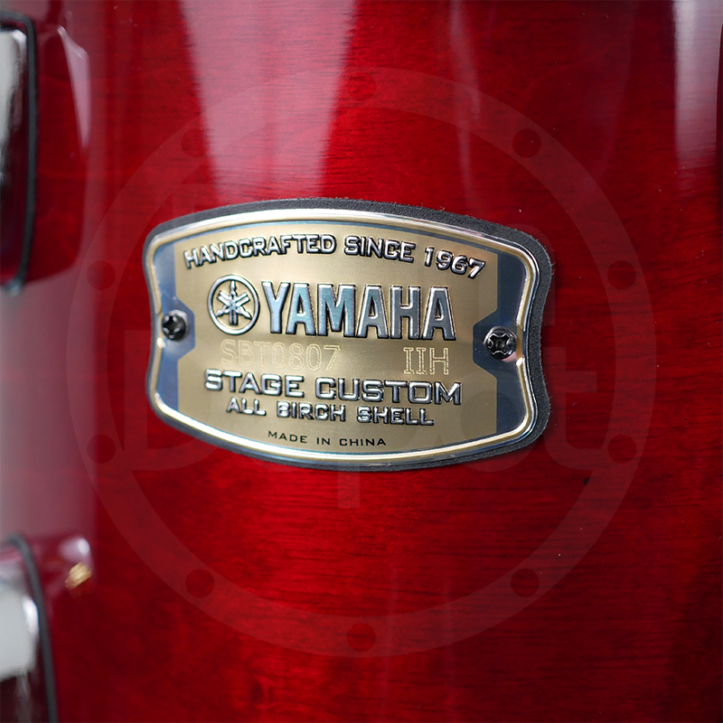 Yamaha Stage Custom Birch 8 x 7 Tom Cranberry Red 2