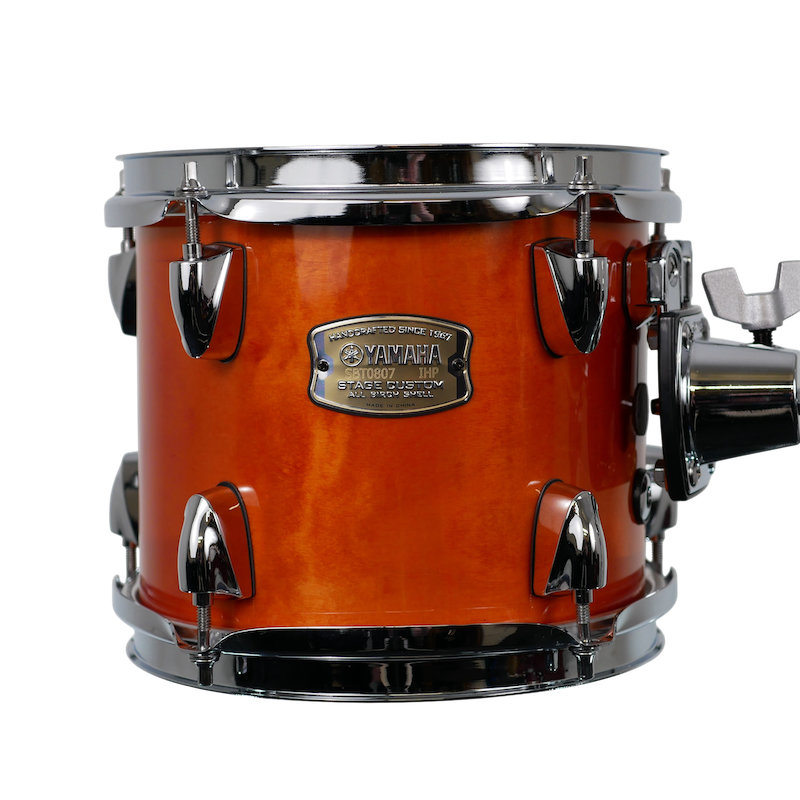 Yamaha Stage Custom Birch 8 x 7 Tom Honey Amber 1