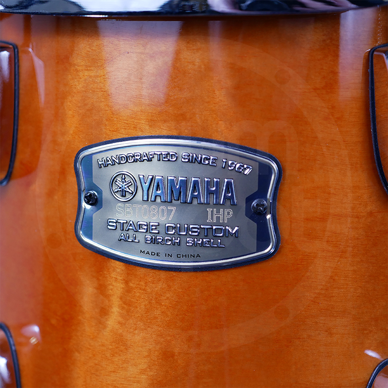 Yamaha Stage Custom Birch 8 x 7 Tom Honey Amber 2