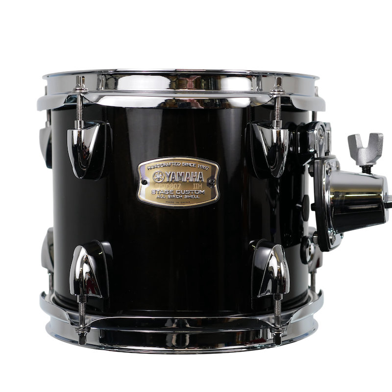 Yamaha Stage Custom Birch 8 x 7 Tom Raven Black 1
