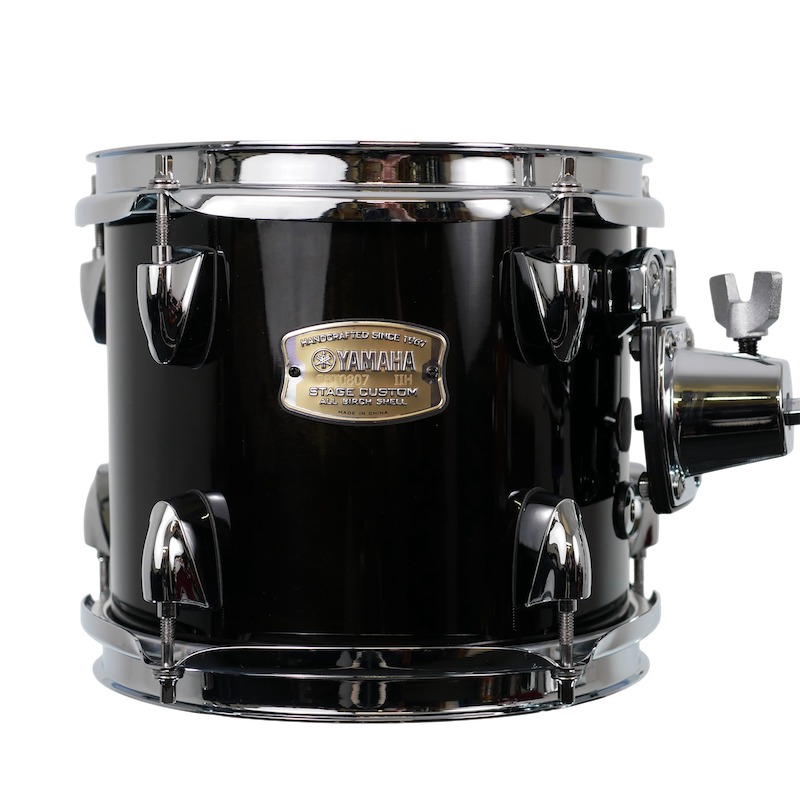 Yamaha Stage Custom Birch 8 x 7 Tom Raven Black 1