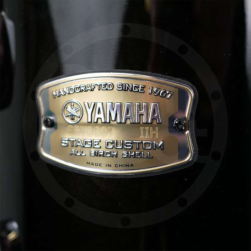 Yamaha Stage Custom Birch 8 x 7 Tom Raven Black 2