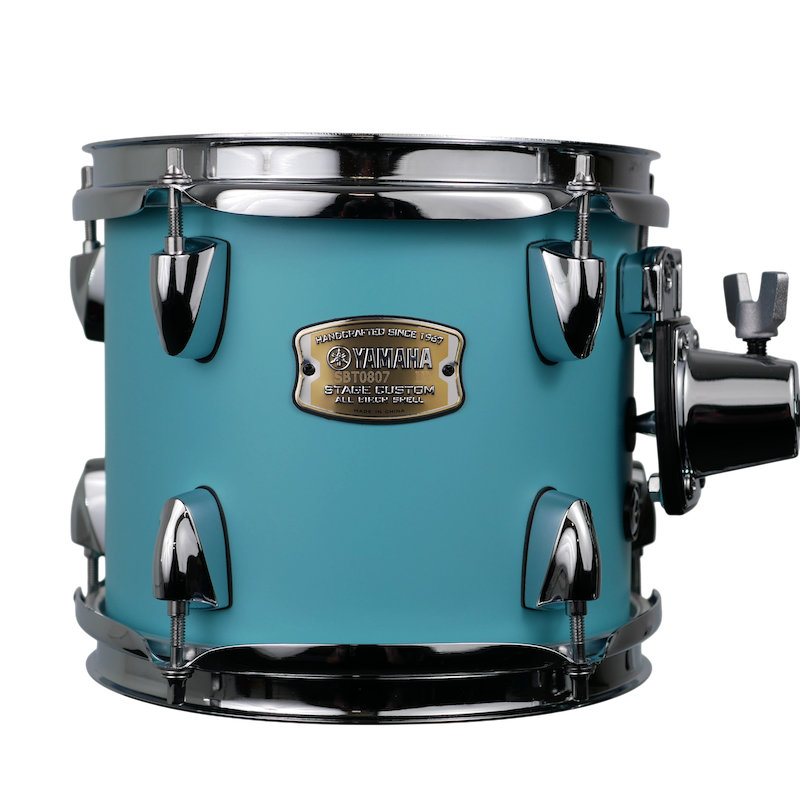 Yamaha Stage Custom Birch 8 x 7 Tom in Matt Surf Green 4