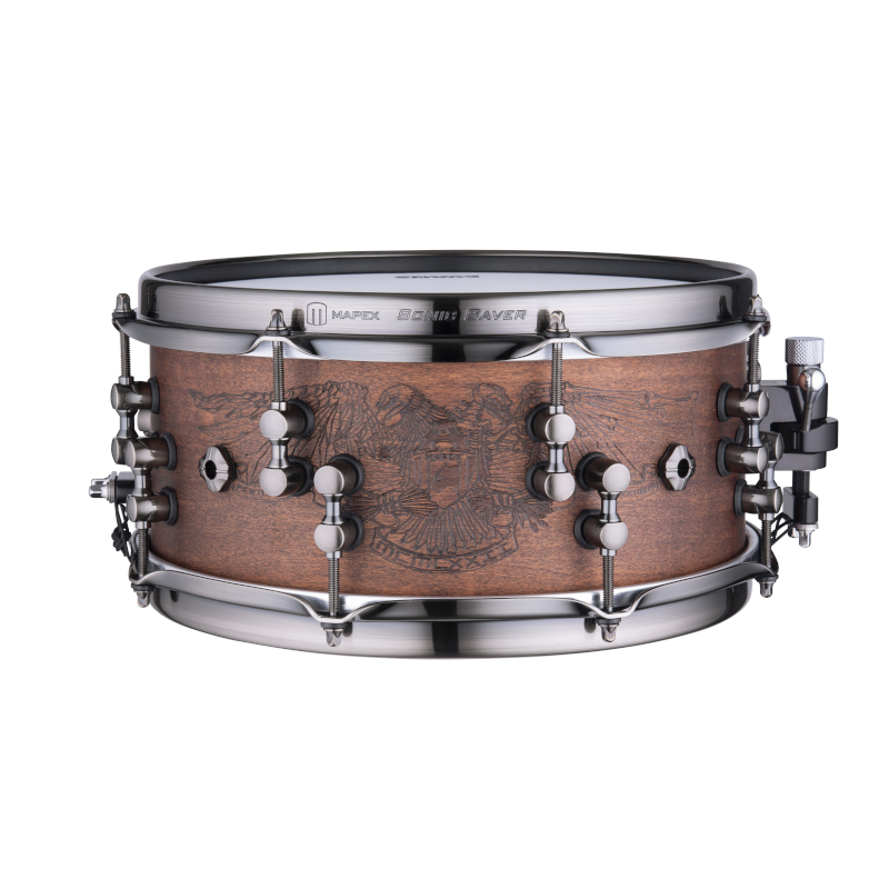 Mapex Black Panther Design Lab Warbird 12 x 5.5 Snare Drum BPDLMW2550LWH 1