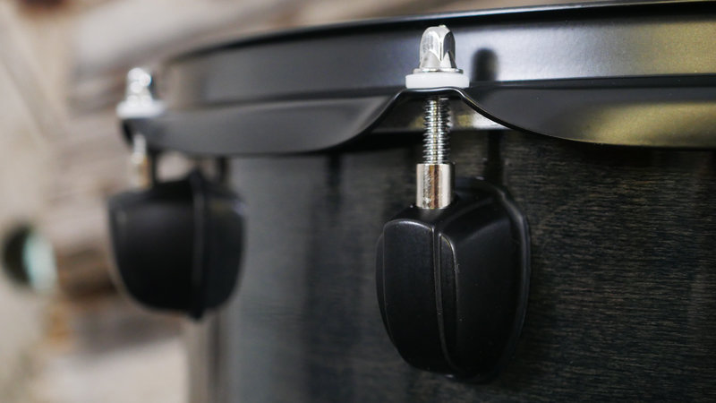 Mapex MPX 14 x 8 Maple Poplar Snare Drum in Transparent Midnight Black MPNMP4800BMB 4