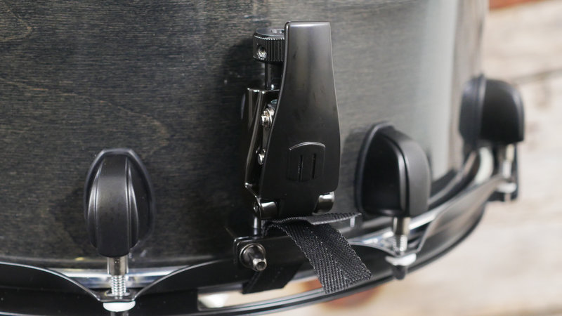 Mapex MPX 14 x 8 Maple Poplar Snare Drum in Transparent Midnight Black MPNMP4800BMB 5