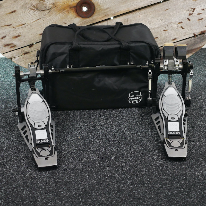 Pre Loved Mapex Janus Double Pedal with Case 2152000074630 11
