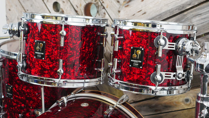 Sonor Momentum Beech 20 (4pc) Shell Pack in Red Pearl SMBE204PCSP RP 4