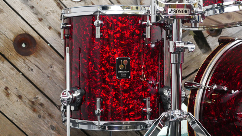 Sonor Momentum Beech 20 (4pc) Shell Pack in Red Pearl SMBE204PCSP RP 8