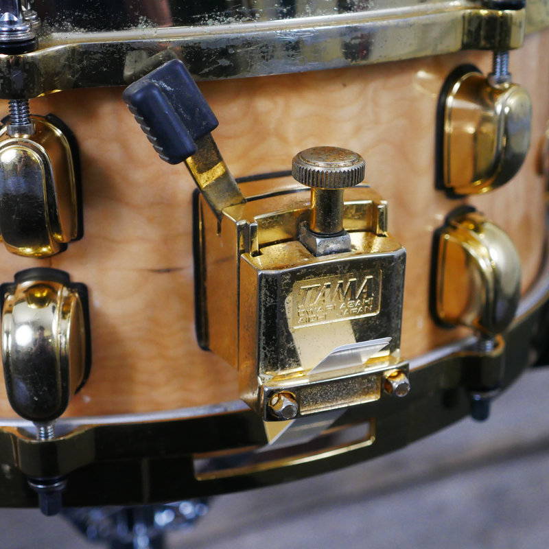 Pre Loved Tama Starclassic Maple 14 x 5.5 Snare Drum in Natural Maple 2151000181522 4