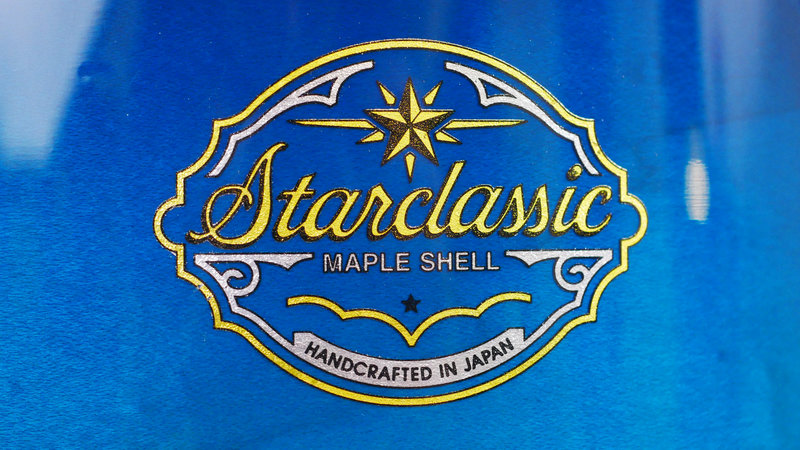 Pre Loved Tama Starclassic Maple 22 (5pc) Shell Pack in Marine Blue Fade 2151000181492 11