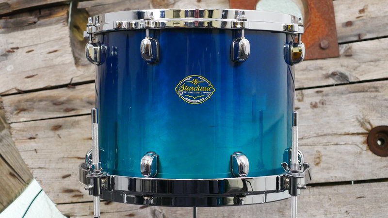 Pre Loved Tama Starclassic Maple 22 (5pc) Shell Pack in Marine Blue Fade 2151000181492 20