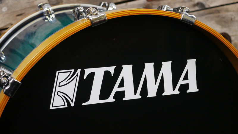 Pre Loved Tama Starclassic Maple 22 (5pc) Shell Pack in Marine Blue Fade 2151000181492 38