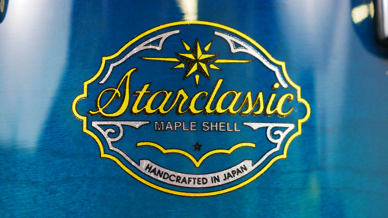 Pre Loved Tama Starclassic Maple 22 (5pc) Shell Pack in Marine Blue Fade 2151000181492 4