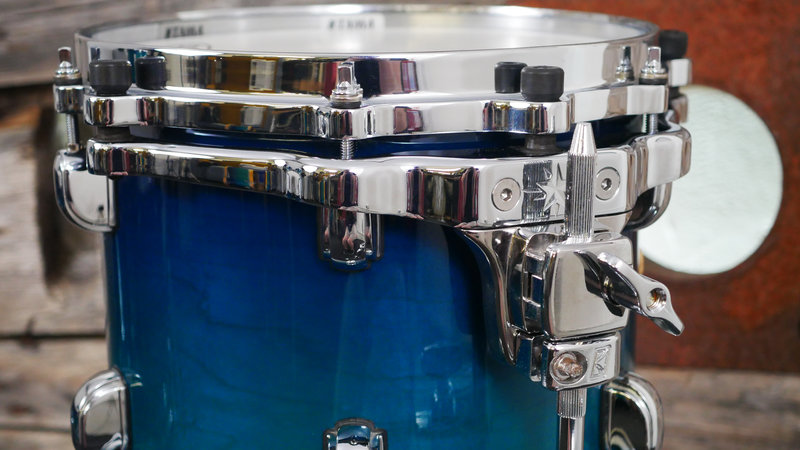 Pre Loved Tama Starclassic Maple 22 (5pc) Shell Pack in Marine Blue Fade 2151000181492 6