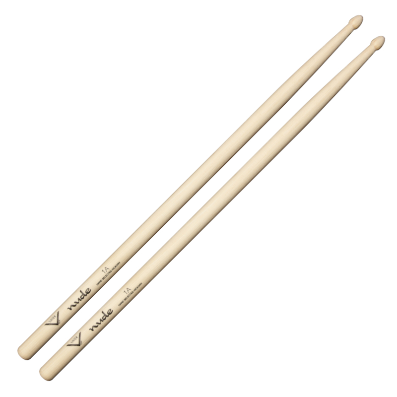 Vater Nude 1A Wood Tip Drumsticks VHN1AW 1
