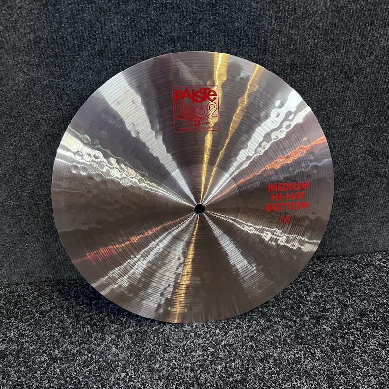 EX DEMO Paiste 2002 14 Medium Hi Hat Bottom 1