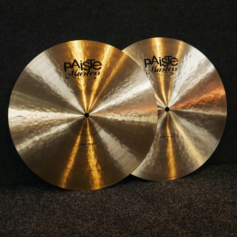 EX DEMO Paiste Masters 16 Thin Hi Hats 1