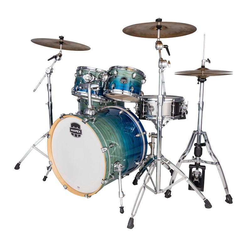 Mapex Armory Special Edition 22 (6pc) Studioease Fast Shell Pack in Blue Lagoon Fade LTAR628SFUV LK 2