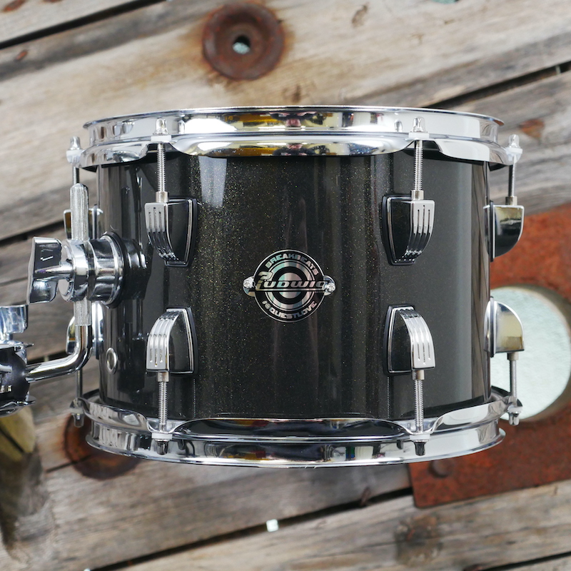 Pre Loved Ludwig Breakbeats 16 (4pc) Shell Pack in Black Sparkle 2151000192535 2