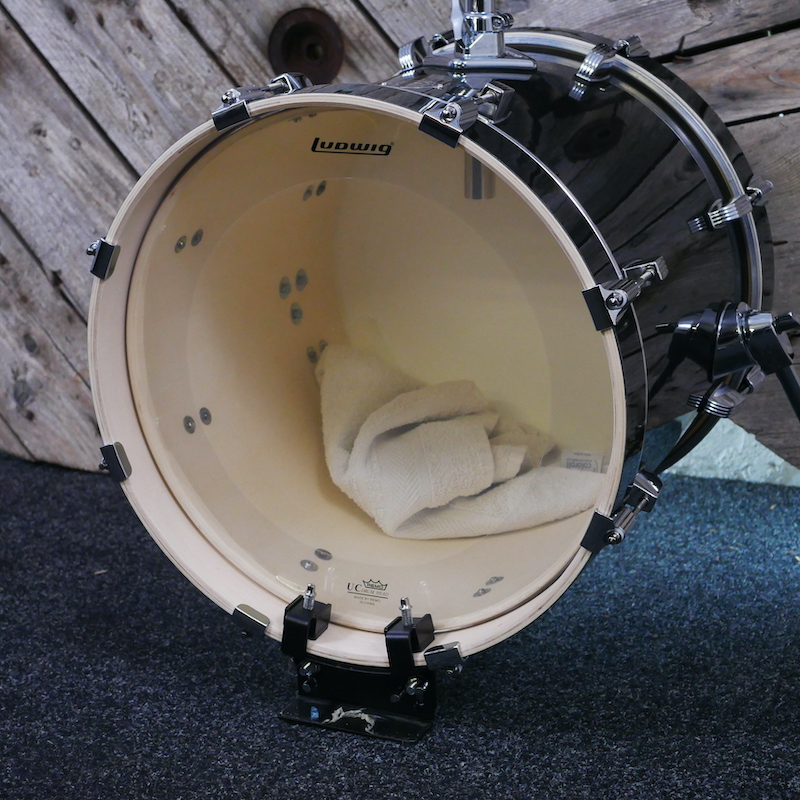 Pre Loved Ludwig Breakbeats 16 (4pc) Shell Pack in Black Sparkle 2151000192535 20