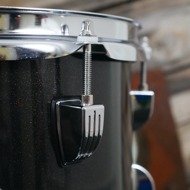 Pre Loved Ludwig Breakbeats 16 (4pc) Shell Pack in Black Sparkle 2151000192535 4