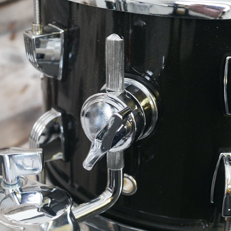 Pre Loved Ludwig Breakbeats 16 (4pc) Shell Pack in Black Sparkle 2151000192535 5
